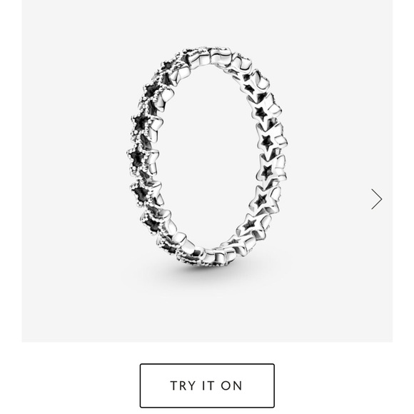 Pandora rings (celestial stars, asymmetric stars band, celestial sparkling star) - Picture 1 of 8